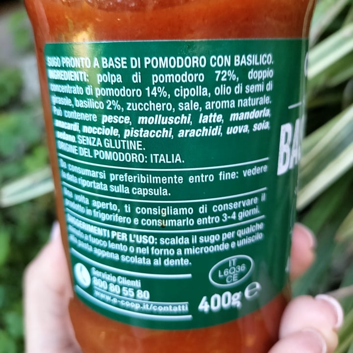 photo of Coop Sugo al basilico shared by @raffa70s70 on  06 Jun 2023 - review