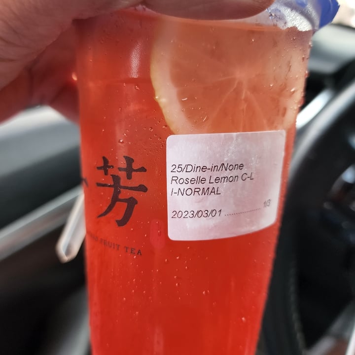 photo of YiFang Taiwan Fruit Tea (一芳台灣水果茶) Roselle Lemonade shared by @teamaldous on  01 Mar 2023 - review