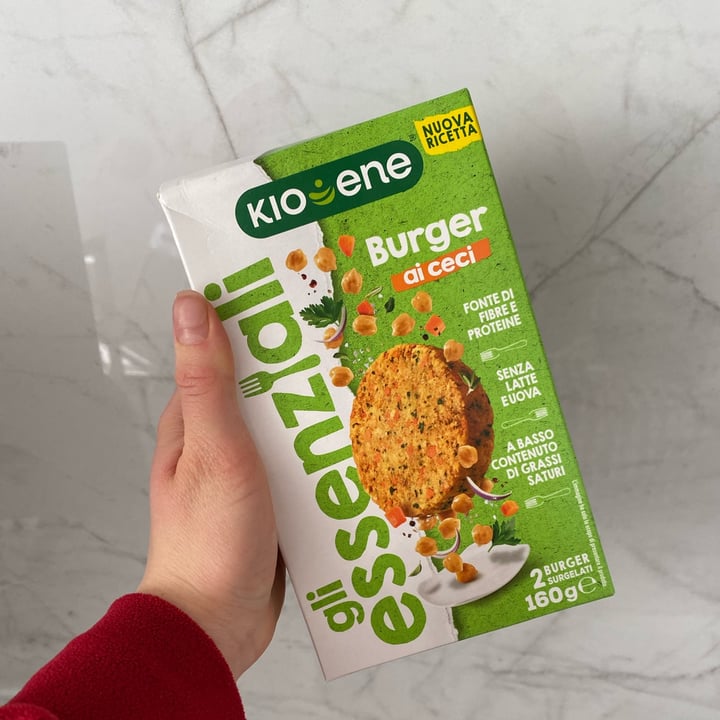 photo of Kioene gli essenziali burger ai ceci shared by @profumodilavanda on  20 Feb 2023 - review