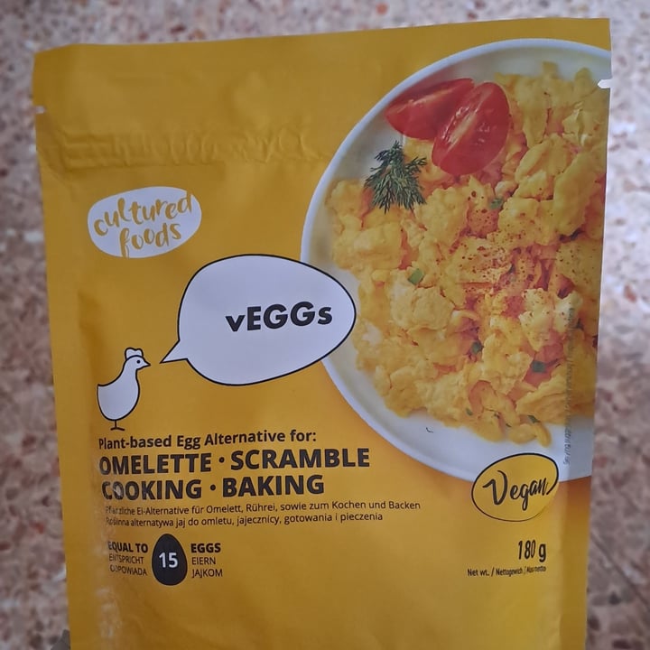 photo of Cultured Foods Vegan Egg Alternative For Omelette, Scramble, Cooking, Baking shared by @alessandrad on  05 Jun 2023 - review