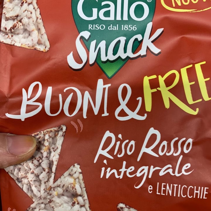 photo of Gallo Snack riso rosso integrale e lenticchie shared by @coloratantonella on  25 Jan 2023 - review