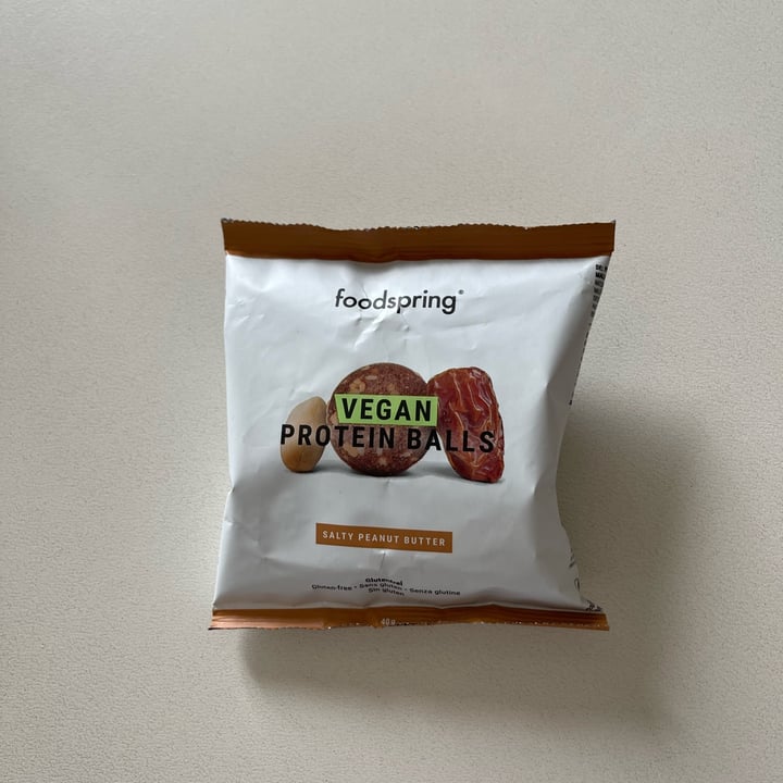 photo of Foodspring Vegan protein balls shared by @gerba on  28 May 2023 - review
