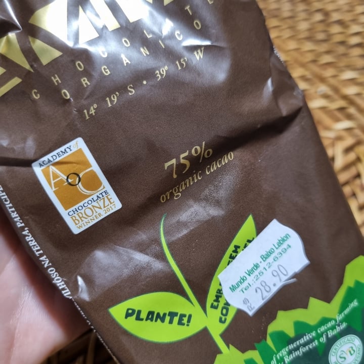 photo of AMMA Chocolate 75% Organic Cacao shared by @mmfabi on  22 Mar 2023 - review