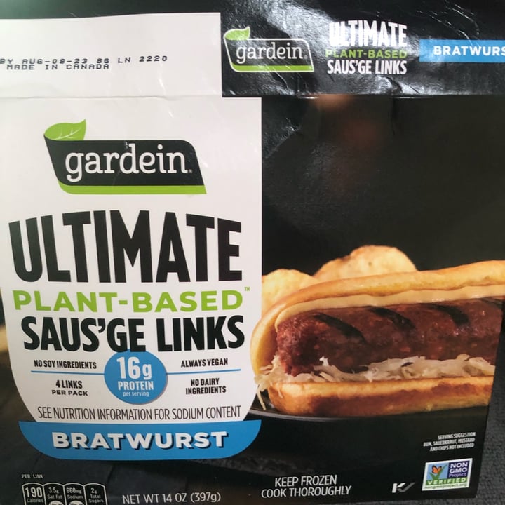 photo of Gardein Ultimate Plant Based Saus’ge Links shared by @nisharespect on  04 Mar 2023 - review