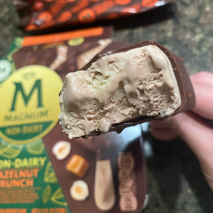 photo of Magnum Non-Dairy Hazelnut Crunch shared by @spookyfoodie on  22 Jan 2023 - review