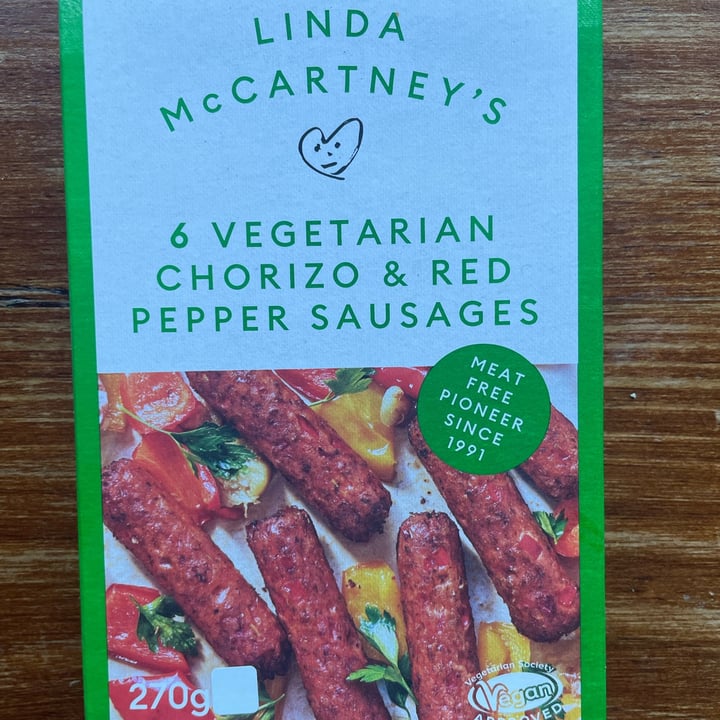photo of Linda McCartney's 6 Vegetarian Chorizo & Red Pepper Sausages shared by @thehumblechickpea on  30 Jan 2023 - review