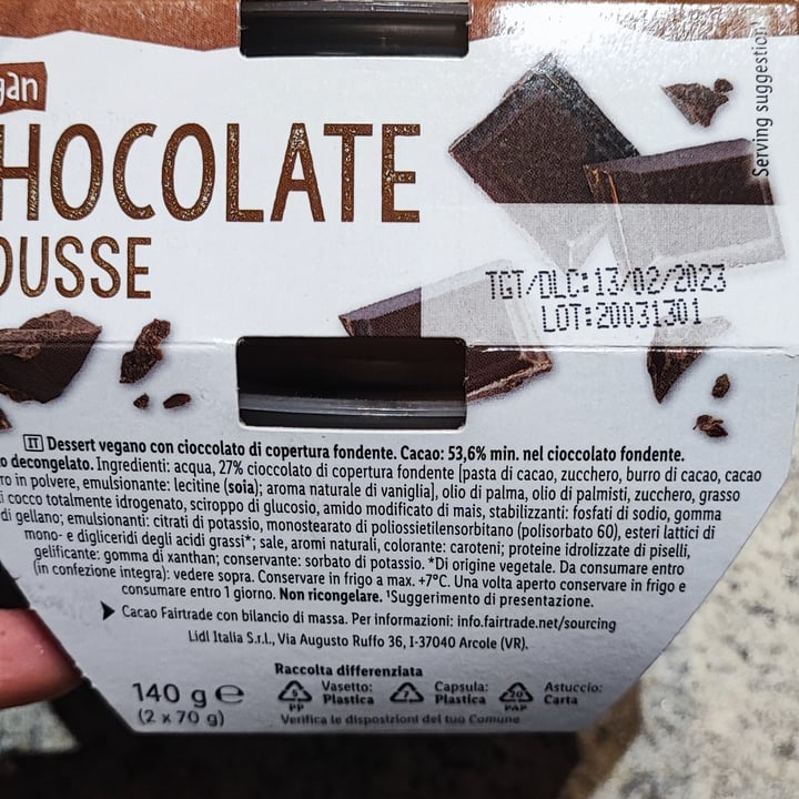 photo of Vemondo vegan chocolate mousse shared by @nausyd on  14 Apr 2023 - review
