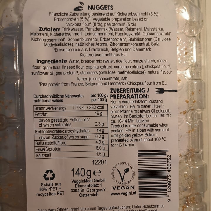 photo of Vegini nuggets shared by @bluebox289 on  25 Mar 2023 - review
