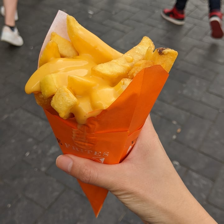 photo of Vlaamse Frites Snackland Patatas Fritas Con Queso Vegano shared by @thisisaudsomee on  08 Aug 2023 - review
