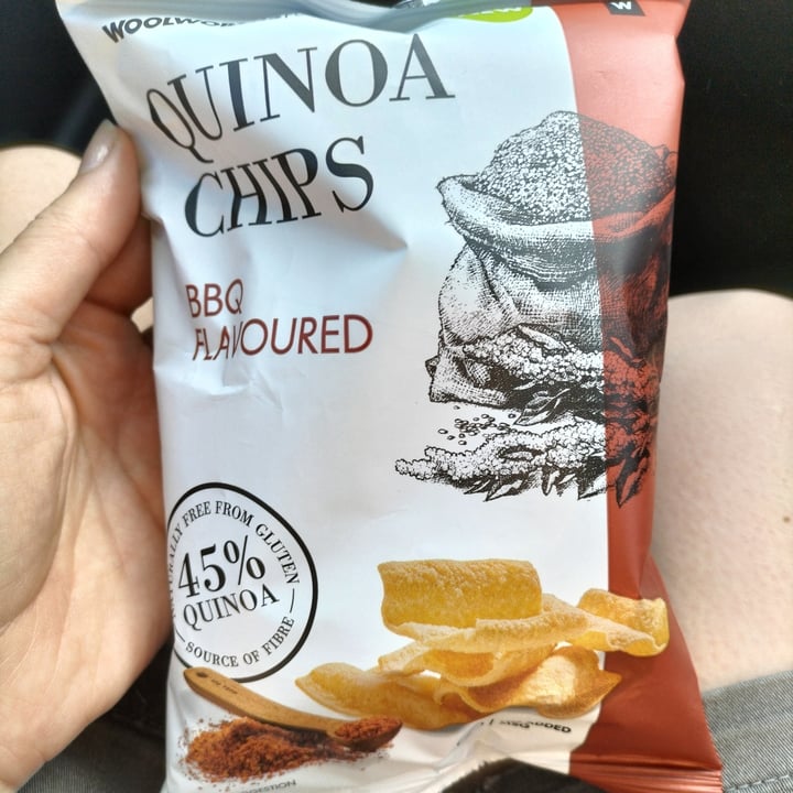 photo of Woolworths Food Quinoa chips bbq flavour shared by @cjandersenpost on  25 Jan 2023 - review