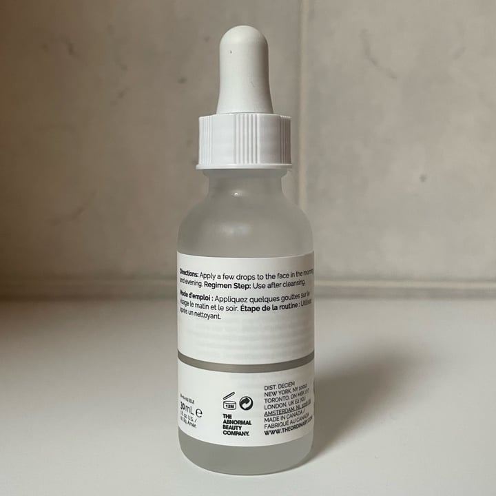 photo of The Ordinary Hyaluronic acid 2%+B5 shared by @gianespo99 on  19 Mar 2023 - review