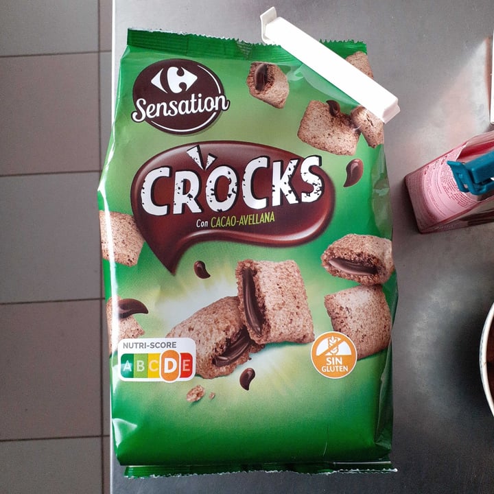 photo of Carrefour Sensation Crocks con Cacao-Avellana shared by @lalesbianadelcampo on  24 Dec 2022 - review