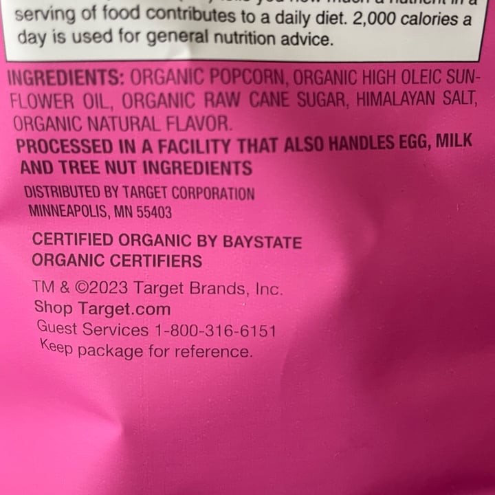photo of Tabitha Brown Vegan Sweet & Salty Organic Popcorn shared by @veggietable on  20 Feb 2023 - review