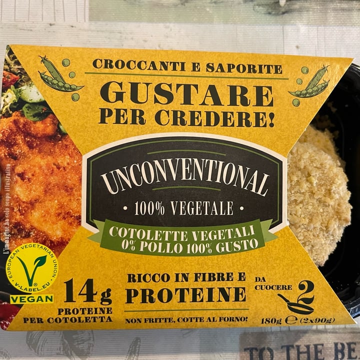 photo of Unconventional Cotolette Vegetali 0% Pollo 100% Gusto shared by @mermaid-inside on  25 Feb 2023 - review