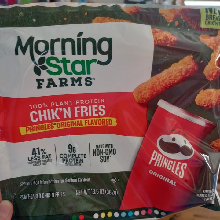photo of MorningStar Farms Chik'n Fries Pringles Original Flavored shared by @edav334 on  05 Apr 2023 - review