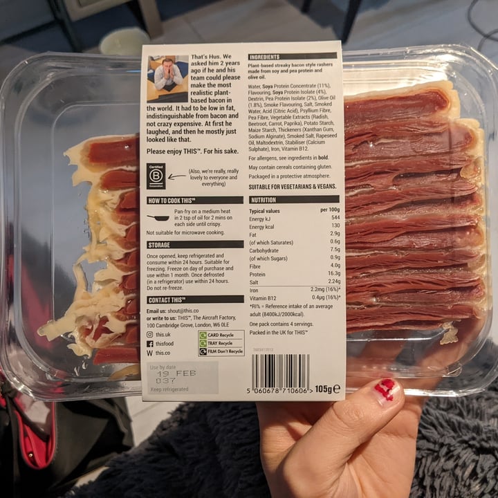 photo of THIS This Isn’t Streaky Bacon shared by @katchan on  13 Feb 2023 - review