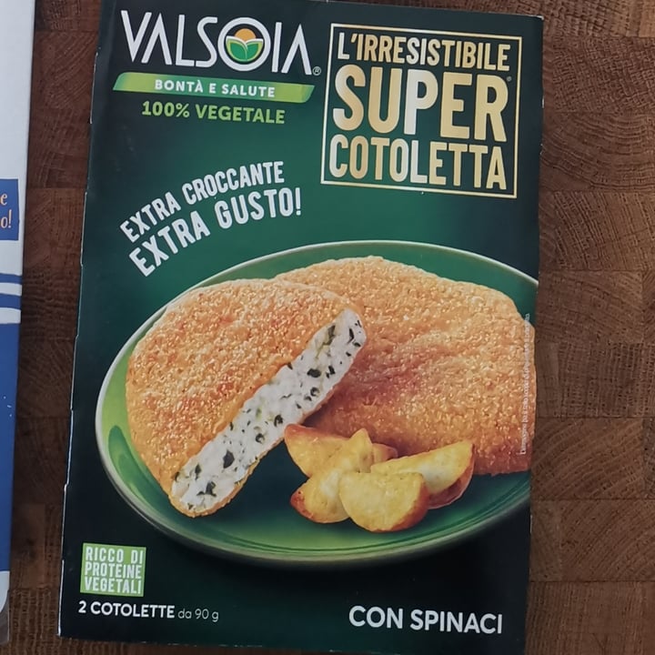 photo of Valsoia Cotolette con spinaci shared by @chiarabrambs on  26 May 2023 - review
