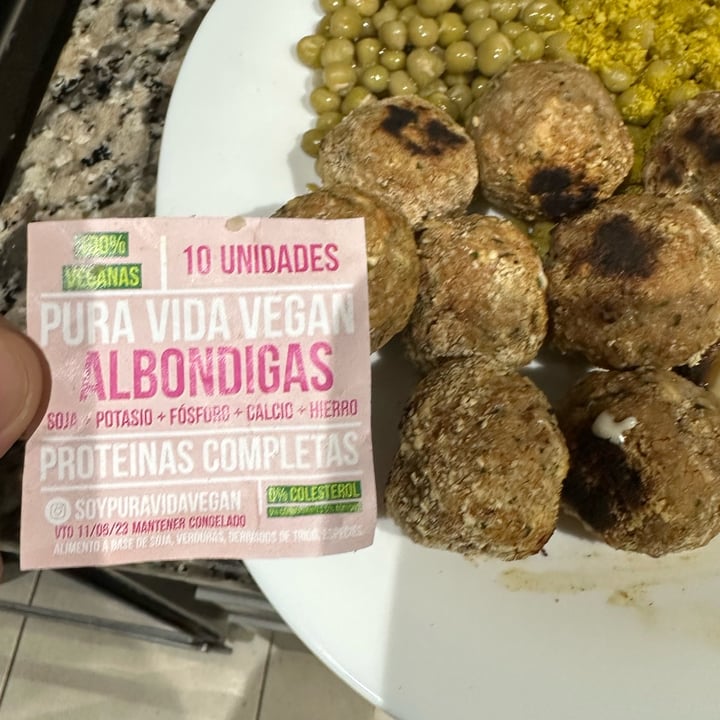 photo of Pura vida vegan Albondigas De Soja shared by @emanuelo on  13 Apr 2023 - review