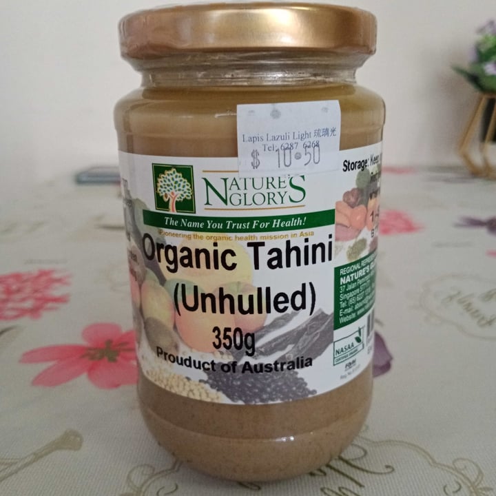photo of Nature's Glory Organic Tahini shared by @jackson1978 on  08 Jan 2023 - review