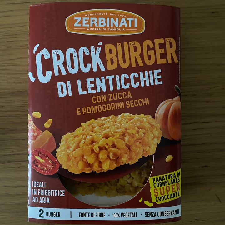 photo of Zerbinati Crockburger Di Lenticchie Con Zucca E Pomodori Secchi shared by @danilaaa on  15 Mar 2023 - review