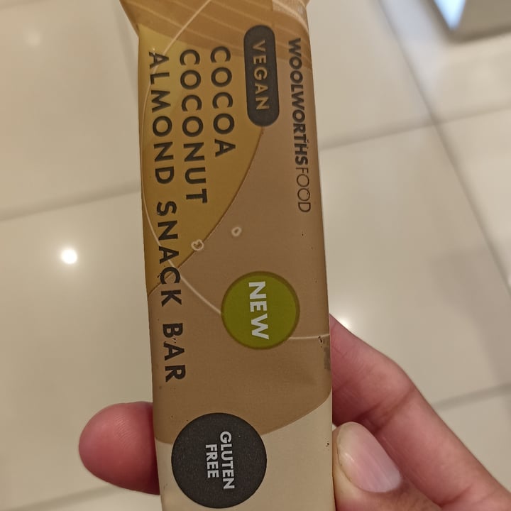 photo of Woolworths Food Cocoa Coconut Almond Snack Bar shared by @fitnish on  22 Mar 2023 - review