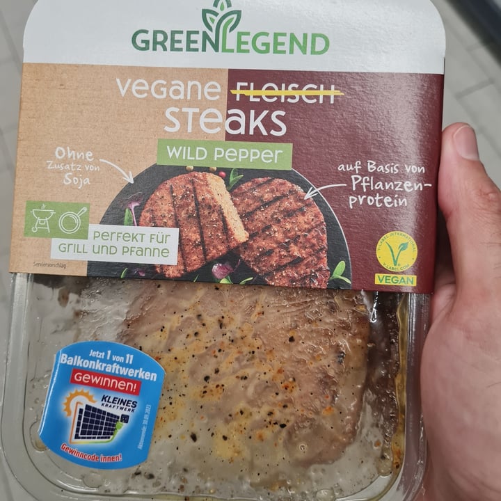 photo of Green Legend Vegan Steak shared by @vegjon on  10 Aug 2023 - review