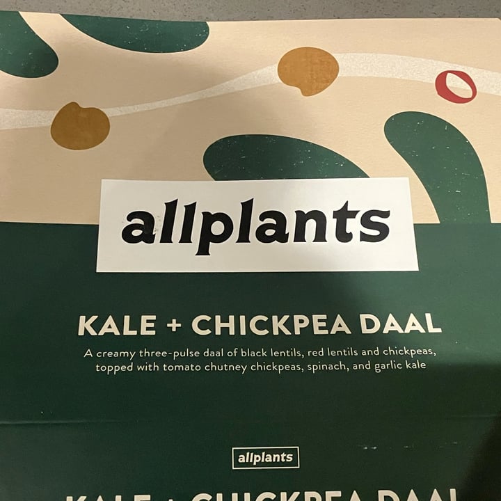 photo of Allplants Kale + Chickpea Daal shared by @angelavasiliu on  13 Apr 2023 - review