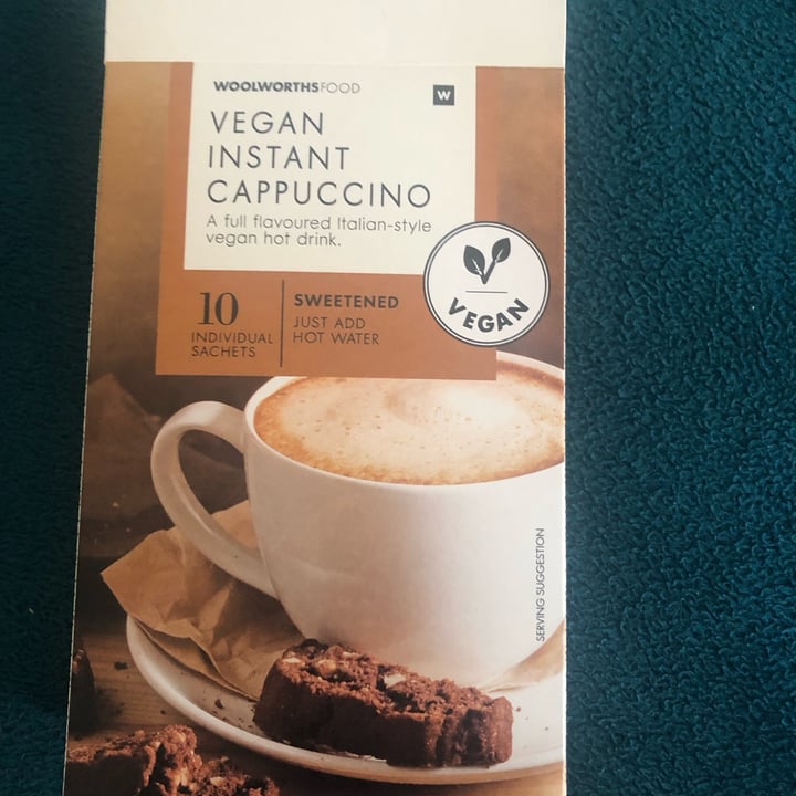 photo of Woolworths Food vegan instant cappuchino shared by @nicolerobb123 on  13 Aug 2023 - review