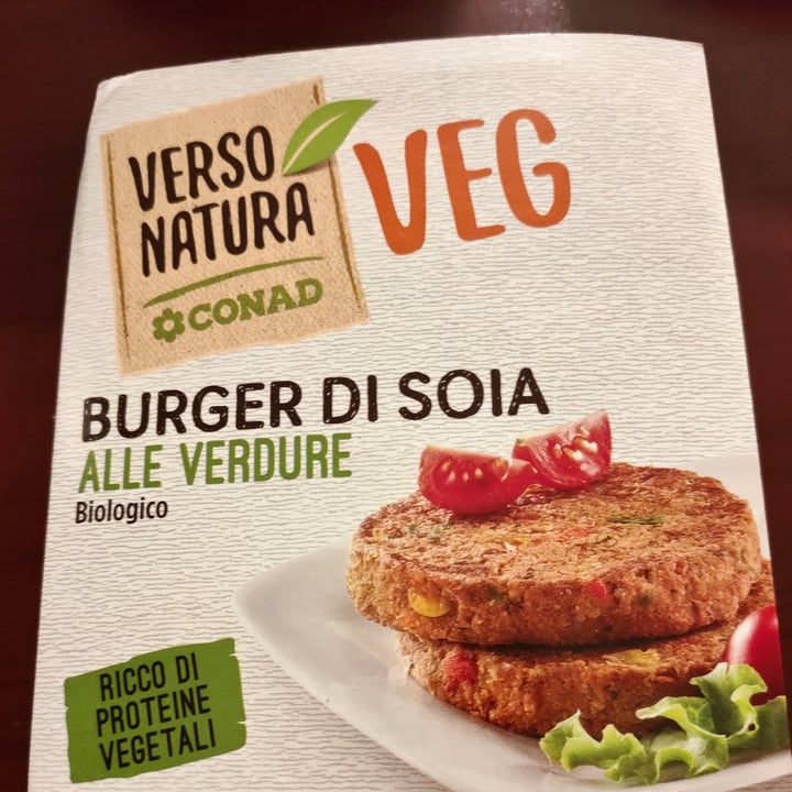 photo of Verso Natura Conad Veg Burger Di Soia alle Verdure shared by @manuelita111 on  09 Feb 2023 - review