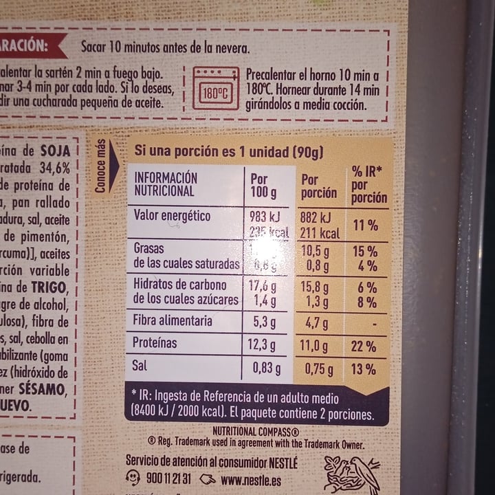 photo of Tivall Empanados a base de vegetales con proteína de soja shared by @blancagg97 on  28 Feb 2023 - review