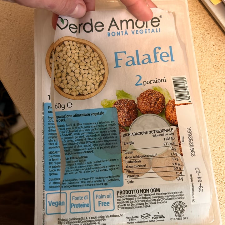 photo of Verde Amore Falafel shared by @silvietta on  02 May 2023 - review