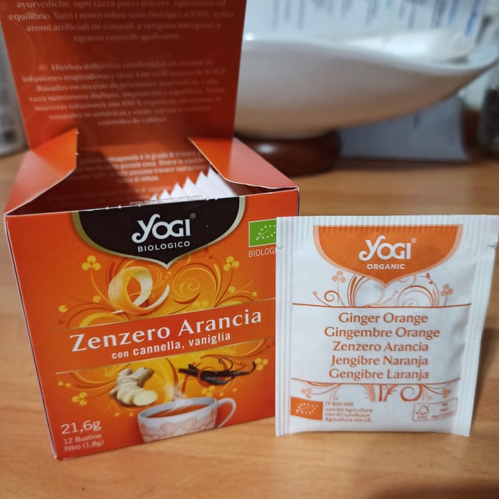 Yogi Jengibre Naranja con canela, vanilla Review | abillion