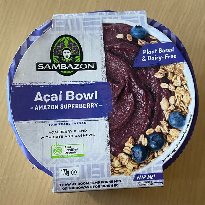 photo of Sambazon Amazon Superberry Açai Bowl shared by @dan17 on  20 Jul 2023 - review