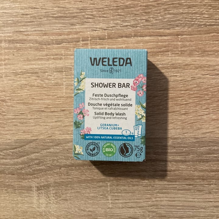 photo of Weleda shower bar shared by @elisavegan on  24 Feb 2023 - review