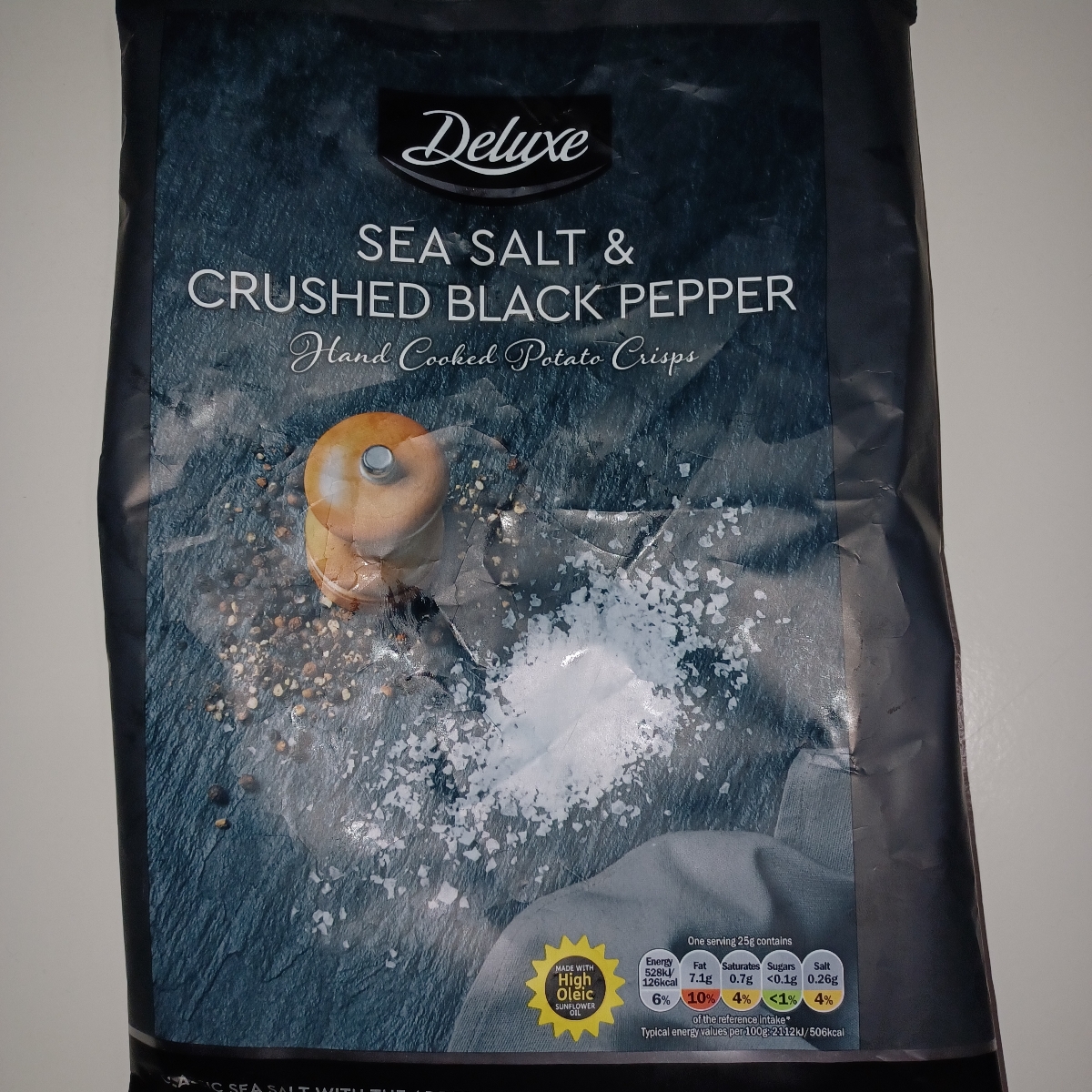 Lidl Sea Salt And Crushed Black Pepper crisps Reviews abillion