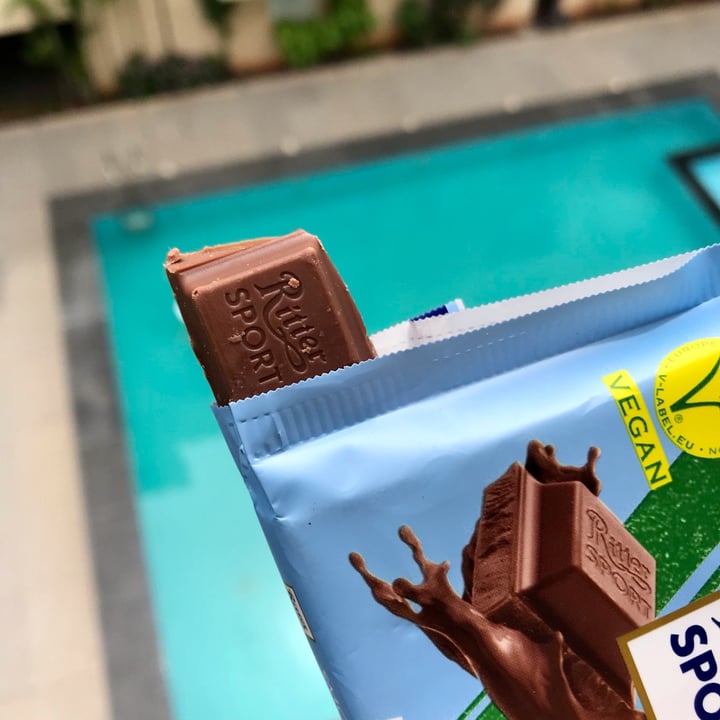 photo of Ritter Sport Smooth Chocolate shared by @veganniran on  12 Jul 2023 - review