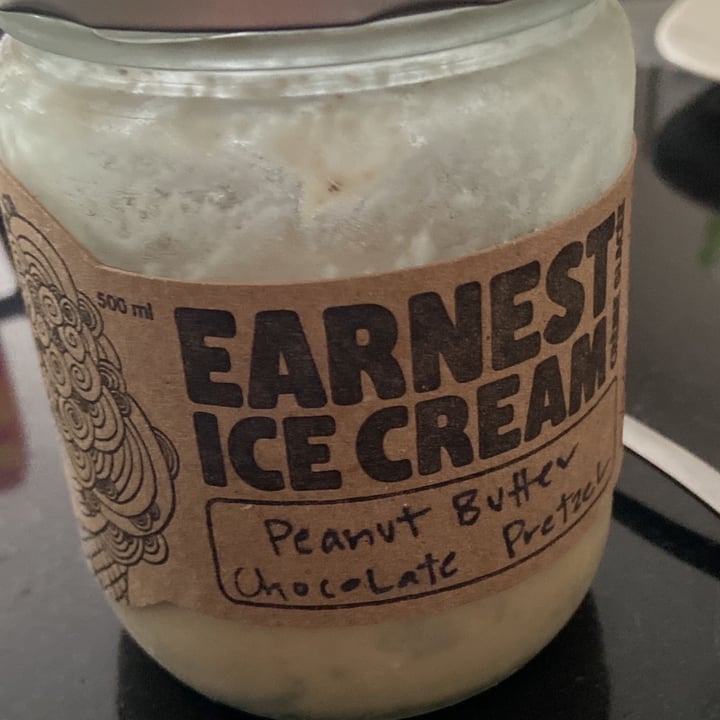 photo of Earnest Ice Cream Peanut butter chocolate pretzel icecream shared by @wintergirl on  05 Apr 2023 - review