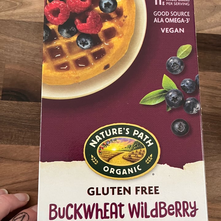 photo of Nature's Path Foods Buckwheat Wildberry Waffles shared by @montanavegan13 on  13 Apr 2023 - review