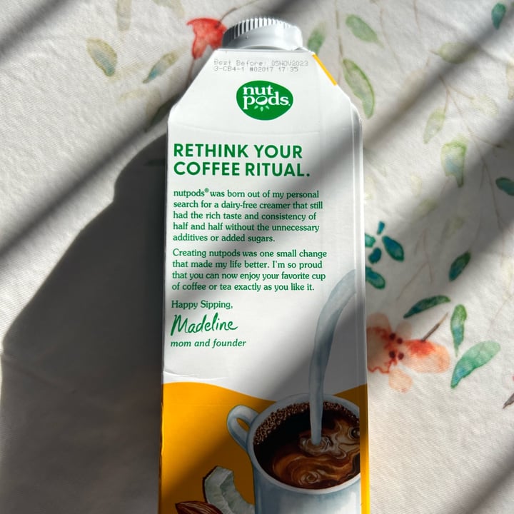 photo of nutpods Coffee creamer shared by @izzyyrey on  25 Jan 2023 - review