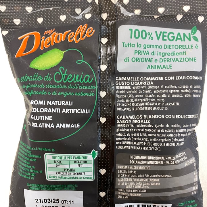photo of Dietorelle Dietorelle vegane alla liquirizia shared by @ailguig on  11 Jul 2023 - review