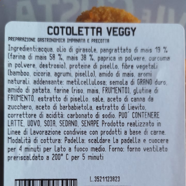 photo of ama vivi e gusta Cotolette Veggy shared by @bertins on  16 May 2023 - review