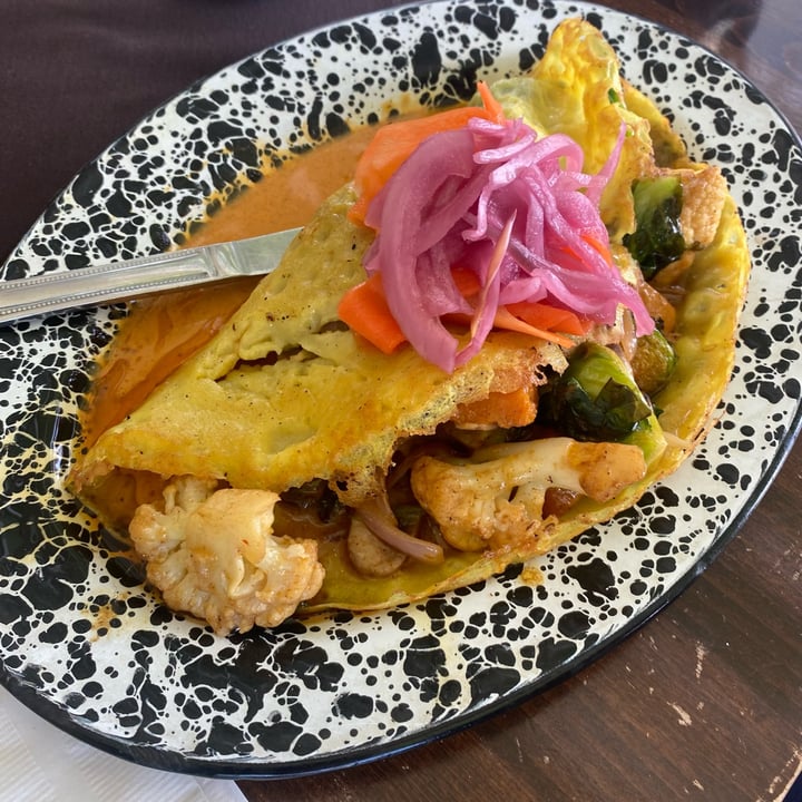 photo of Veg Café & Bar Savory crepe shared by @sninkelletti on  23 Feb 2023 - review