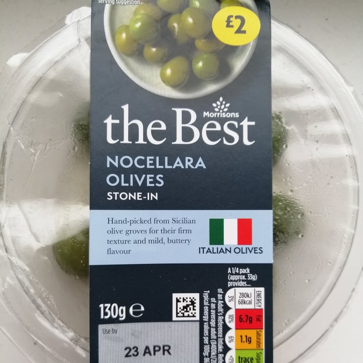 photo of Morrissons The Best nocellera olives shared by @kayra on  30 May 2023 - review