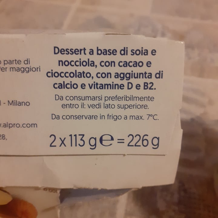 photo of Alpro Alpro Dessert nocciola e cioccolato shared by @tresy on  12 Jun 2023 - review