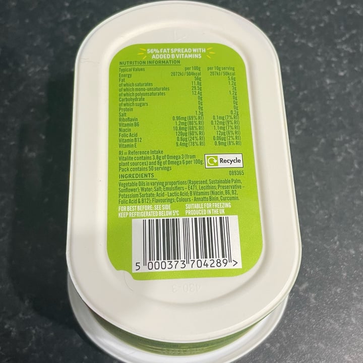 photo of Vitalite Dairy Free Spread shared by @olivejuice on  23 Jan 2023 - review
