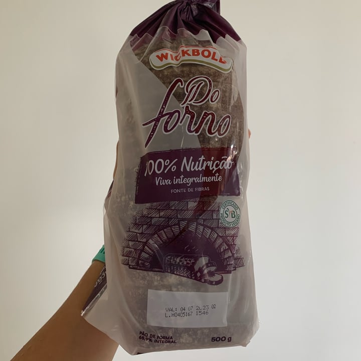 photo of Wickbold Do forno 100% nutrição shared by @brunasiqueiras on  05 Jul 2023 - review