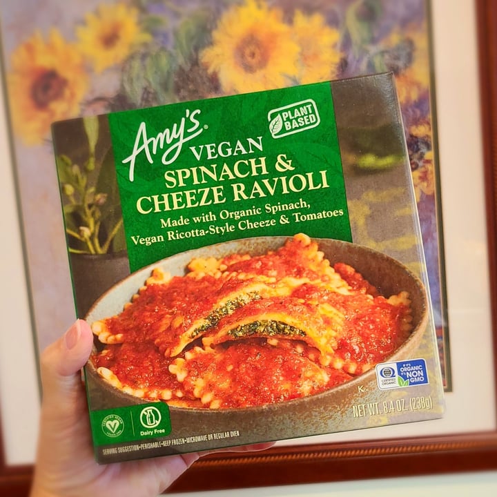 Amy’s Vegan Spinach & Cheeze Ravioli Review | abillion