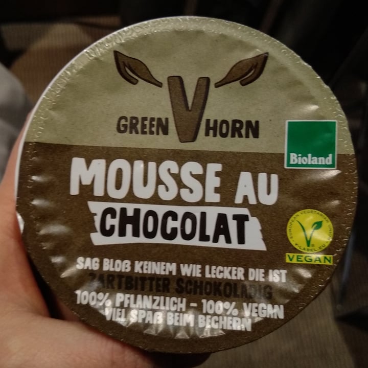 photo of Green V Horn Mousse au chocolat shared by @farewell2flesh on  10 Aug 2023 - review