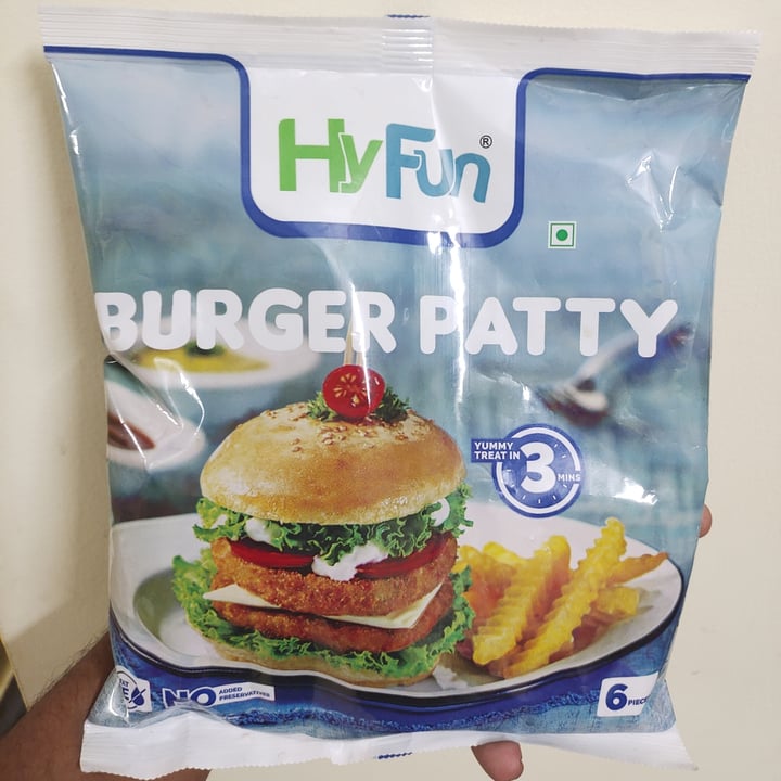 photo of Hyfun Burger Pattie shared by @keerthan20 on  12 Feb 2023 - review