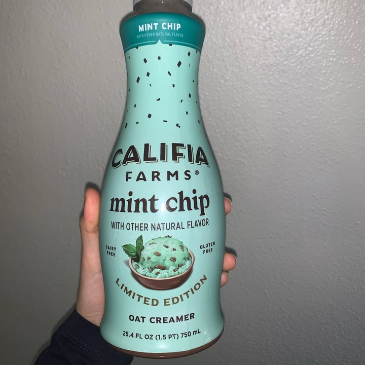 photo of Califia Farms Mint Chip Oat Creamer shared by @noimdirtydan on  04 Apr 2023 - review